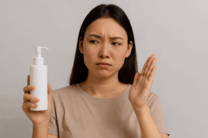肌のツッパリ感が気になる女性